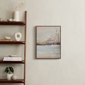 "Winter Walk 2" - Art Print in Peach by Lindsay Megahed - In a Room
