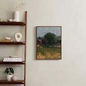 "Summer Field 1" - Art Print in Crimson by Wendy Keller - In a Room