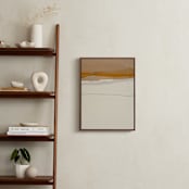 "August Haze 2" - Art Print in Mustard Yellow by Caryn Owen - In a Room