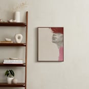 "Rojo" - Art Print in Vintage Tan by jinseikou - In a Room