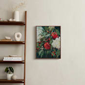 "Pomegranate" - Art Print in Crimson by Wendy Keller - In a Room