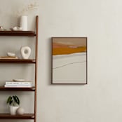 "August Haze 1" - Art Print in Mustard Yellow by Caryn Owen - In a Room