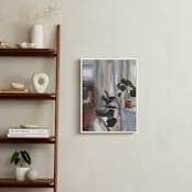 "Morning, Sleepyhead" - Art Print in Lavender Gray by Khara Ledonne - In a Room