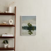 "Tranquil Waters II" - Art Print in Lake by Stephanie Goos Johnson - In a Room