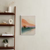 "Orange Sunset Scenery 1" - Art Print in Orange by Shina Choi - In a Room
