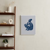 "grandmere" - Art Print in Indigo by Maja Cunningham - In a Room