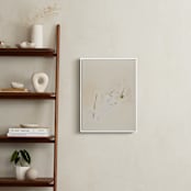 "Spring Abstract Diptych II" - Art Print in Cream by Caryn Owen - In a Room