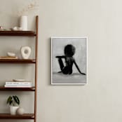 "noire étude" - Art Print in Noire by Marabou Design - In a Room
