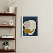 "CEPHEUS" - Art Print in Navy Blue by Keren Toledano - In a Room