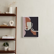 "Ava 2" - Art Print in Ginger Nutmeg by cyrille gulassa - In a Room