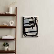 "Encapsulated Shapes II" - Art Print in Beige by Bethania Lima - In a Room
