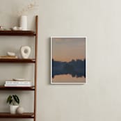 "Reflection at Sunset" - Art Print in Smoky Shadow by Christa Kimble - In a Room