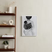 "Mother Guardian" - Art Print in Charcoal by Akweley Creative - In a Room