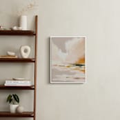 "Lulu's Landing" - Art Print in Pale Peach by Katy Abraham - In a Room