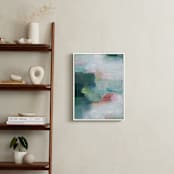 "Cascading Forest 2" - Art Print in Forest Green by AlisonJerry - In a Room