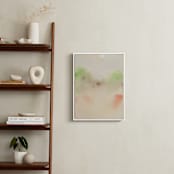 "A Secret Garden II" - Art Print in Beige by M Gloria Hunter - In a Room