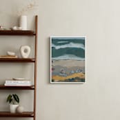 "Leucadia II" - Art Print in Pacific Blue by Rachel Mercier - In a Room