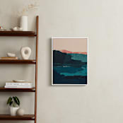 "Kona Seascapes I" - Art Print in Navy Blue by Caryn Owen - In a Room