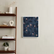 "Moody Florals I" - Art Print in Pale Pink by Angel Walker - In a Room