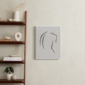 "Figure Study I" - Art Print in Creamy White by Chelsea Petaja - In a Room