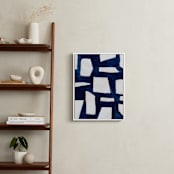 "Urban Spaces" - Art Print in Indigo Blue by flvx studio - In a Room