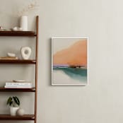 "Orange Sunset Scenery 2" - Art Print in Orange by Shina Choi - In a Room