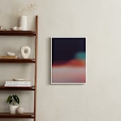 "Evening Walk" - Art Print in Navy Blue by Parima Studio - In a Room