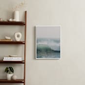 "sea glass II" - Art Print in Pacific Blue by Kamala Nahas - In a Room