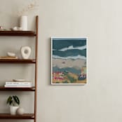 "Leucadia I" - Art Print in Pacific Blue by Rachel Mercier - In a Room