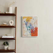 "Blue Orchids" - Art Print in Blue by Lise Gulassa - In a Room