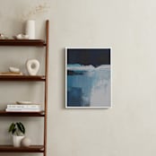 "Rushing Waterfall" - Art Print in Blue Waterfall by AlisonJerry - In a Room