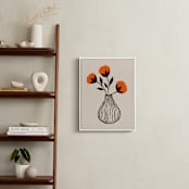 "rouge l" - Art Print in Poppy by Marabou Design - In a Room