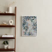"Morning Light II" - Art Print in Fresh Blue by Sonal Nathwani - In a Room