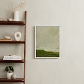 "Hills" - Art Print in Moss by Wendy Keller - In a Room