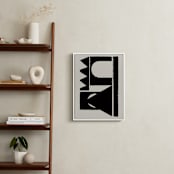 "Paper collage" - Art Print in Blackish by Stefania Copertini - In a Room