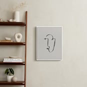 "Face Study II" - Art Print in Creamy White by Chelsea Petaja - In a Room