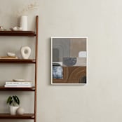"Rumba ll" - Art Print in Rumba Grey by AlisonJerry - In a Room