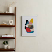 "Up Down and Back Around" - Art Print in Cerulean by Christina Flowers - In a Room