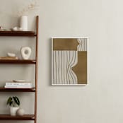 "Fiona" - Art Print in Toffee by Iveta Angelova - In a Room