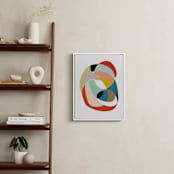 "Home" - Art Print in Cerulean by Christina Flowers - In a Room