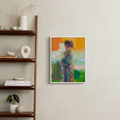 "kimono" - Art Print in Kelly Green by Jenny Westenhofer - In a Room