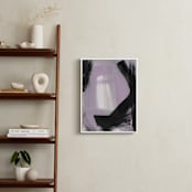 "Hidden and Revealed II" - Art Print in Lilac by Angela Simeone - In a Room