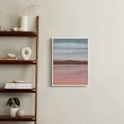"Liquid Sunset II" - Art Print in rust by Cass Imagines - In a Room