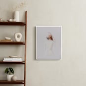 "The Figure" - Art Print in Neutral by Lori Wemple - In a Room