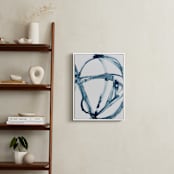 "Indigo Plant Cell" - Art Print in Indigo Blue by Mary Gaspar - In a Room