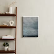 "A Meditation" - Art Print in Meditative Blue by Brian Sostrom - In a Room