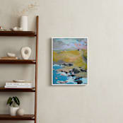 "Out To Sea" - Art Print in Deep Aqua by Jess Franks - In a Room