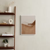 "Boundary No. 2" - Art Print in Caramel by Melissa Selmin - In a Room