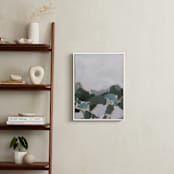 "In the Distance" - Art Print in Aqua by Melanie Severin - In a Room
