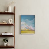 "Summer Winds" - Art Print in Golden Yellow by Emily Jeffords - In a Room